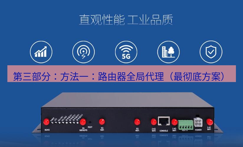 快连VPN 第三部分：方法一：路由器全局代理（最彻底方案）